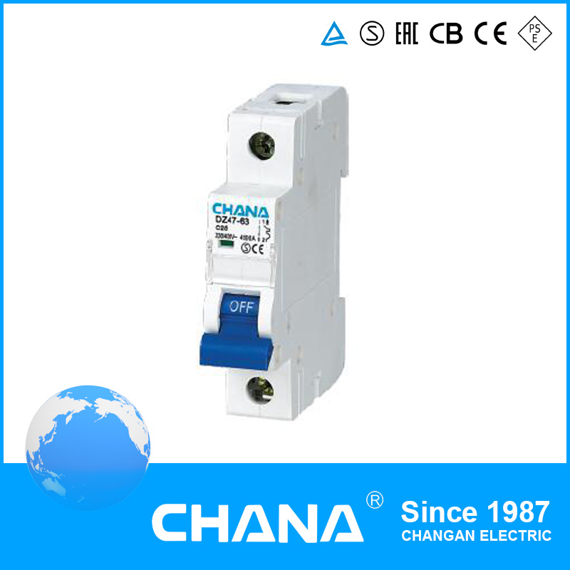 RoHS and Ce Approved New Dz47 Series Mini Circuit Breaker