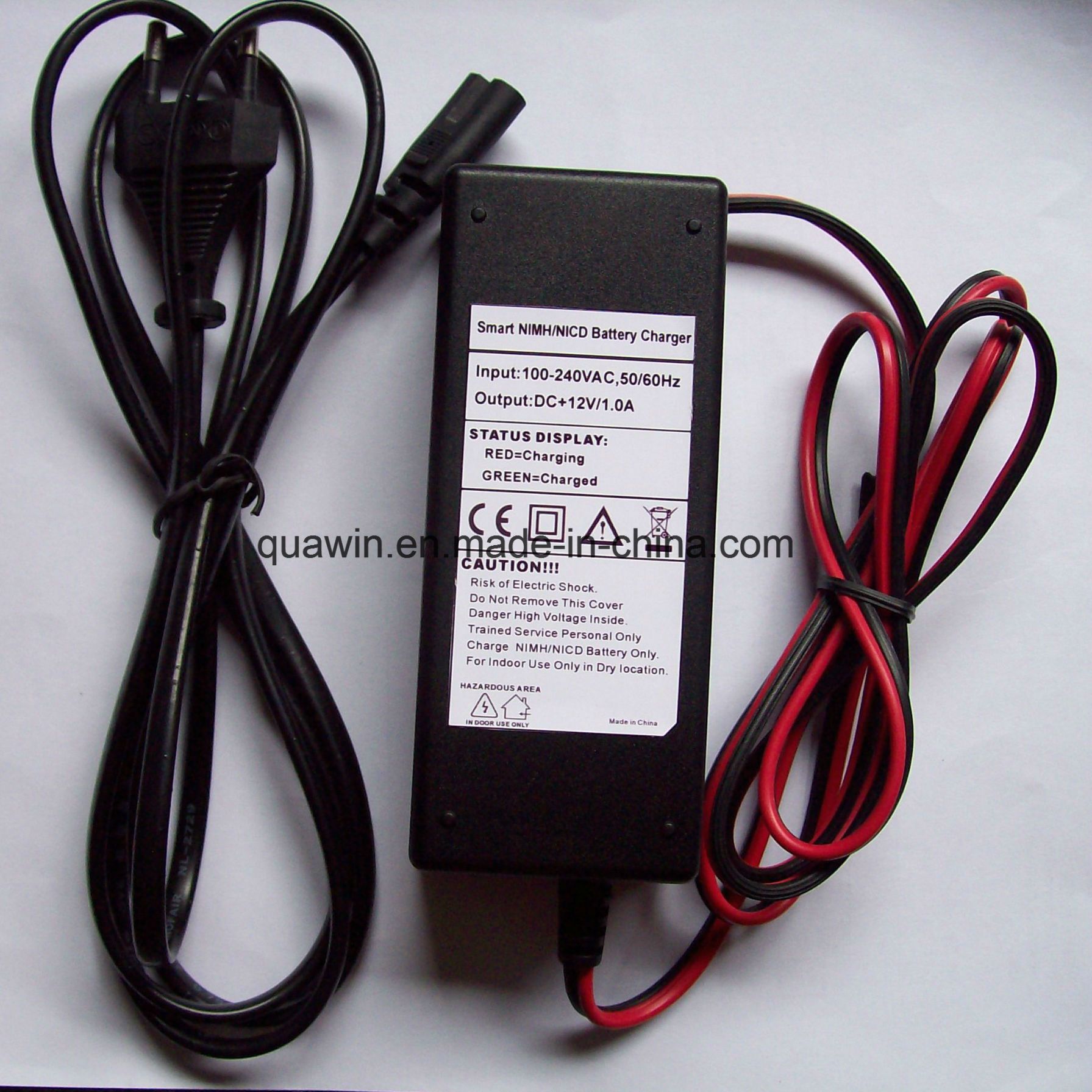 12V 1AMP NiMH NiCd Battery IEC C8 Type Charger