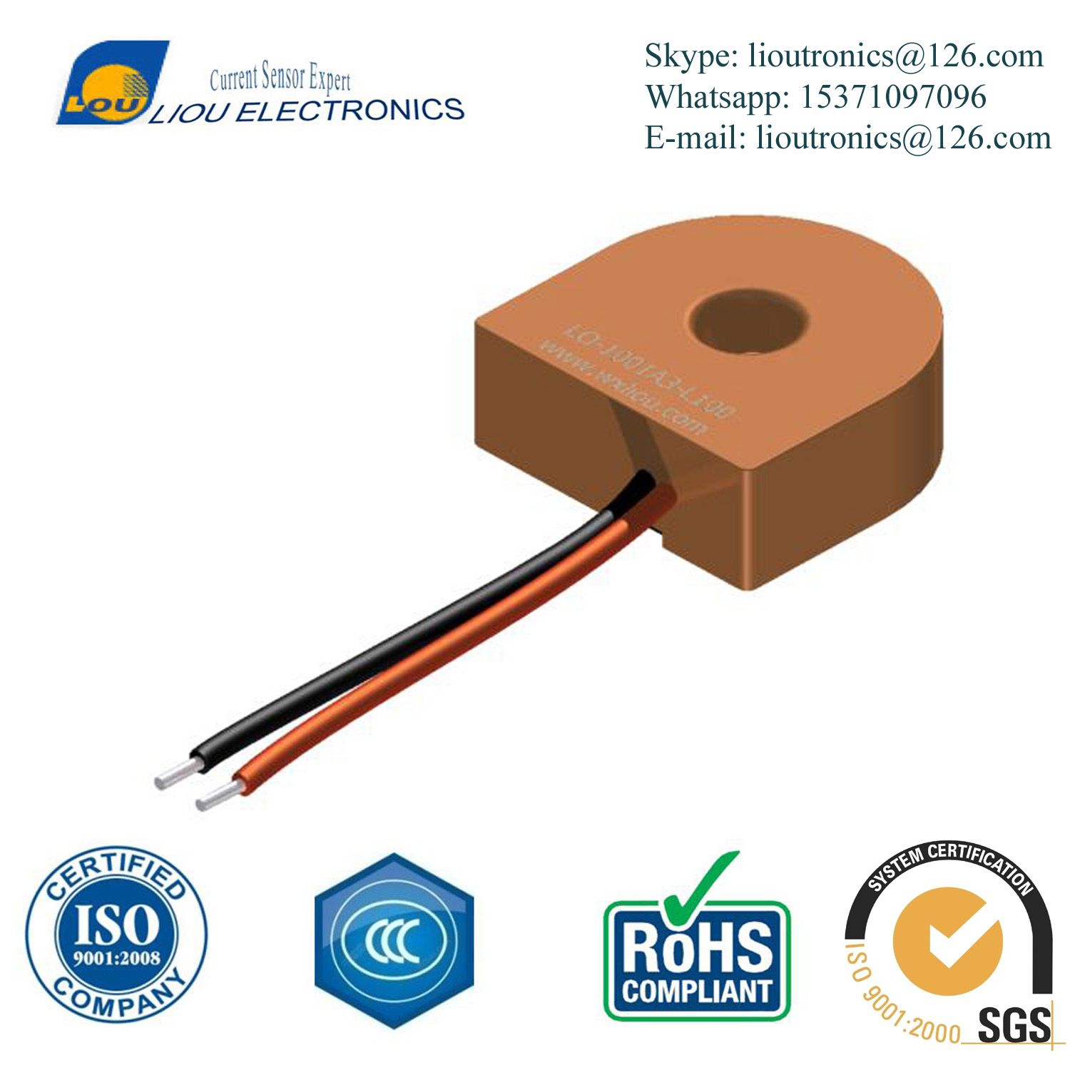 1: 2500 High Frequency Wide Band Current Transformer CT