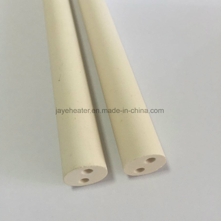 High Quality MGO Magnesia Tube 2 Holes for Industrial Heating Element Factory