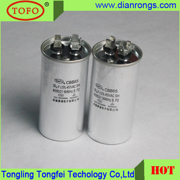 Air Conditioner Spare Part Cbb65 Capacitor