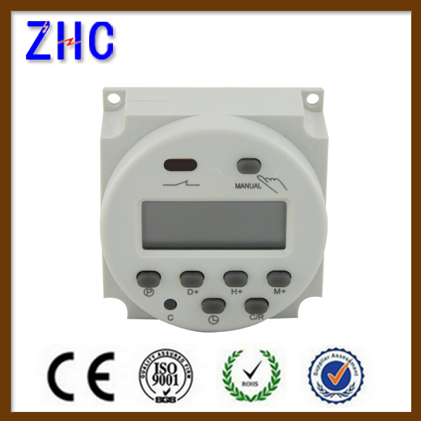 Cn101A 220-240VAC LCD Display Battery Powered Digital Time Switch