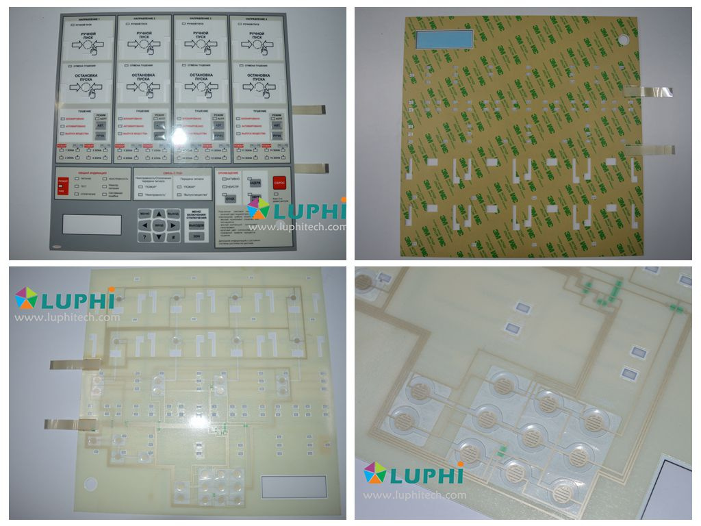 High Performance Polydome Membrane Keyboard Switch with Flexible Circuit