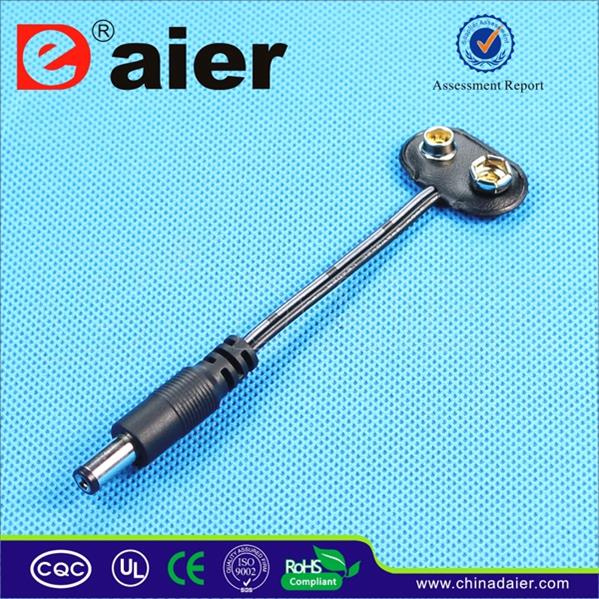 9V Battery Clip Connector with Cable (DCK9)