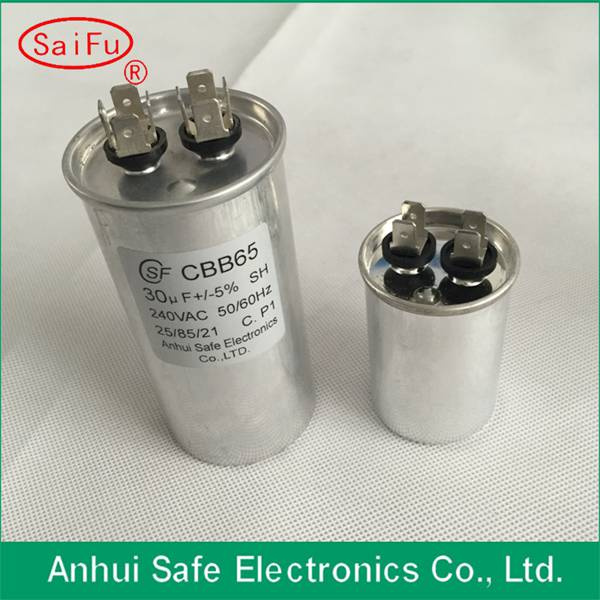Cbb65 Plastic AC Motor Running Capacitor 5~65UF From China Factory