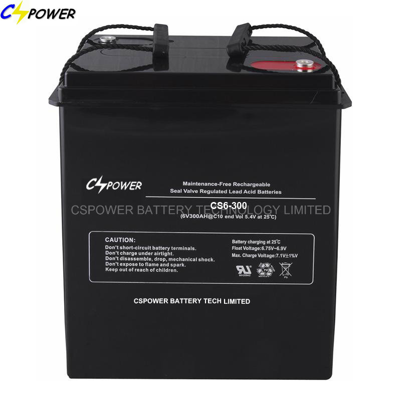Deep Cycle Lead Acid Battery 6V420ah for UPS System