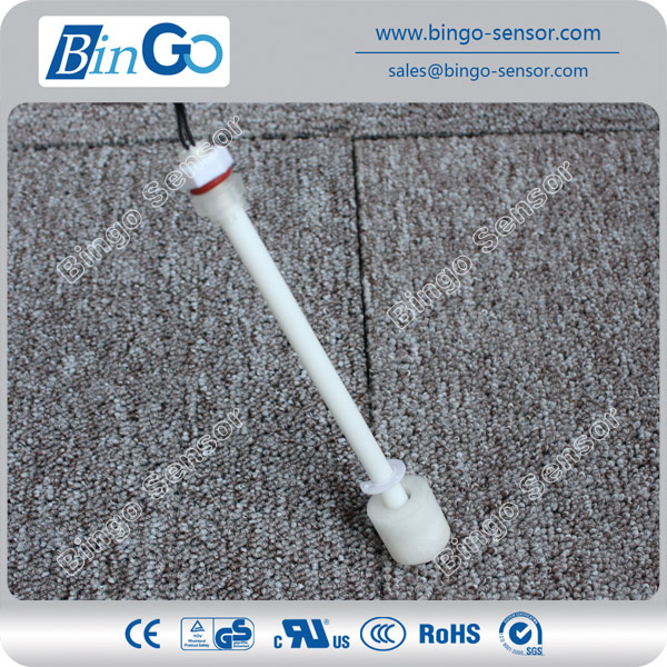 Vertical White PP Float Level Switch for Deep Water Level