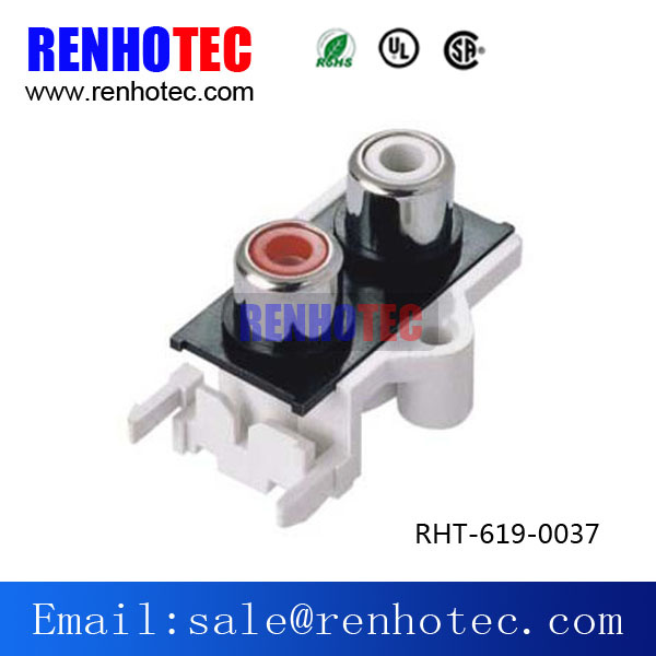 Two Hole RCA Female Connectors