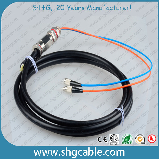 FC/Upc Multimode Duplex Waterproof Fiber Optical Patch Cord