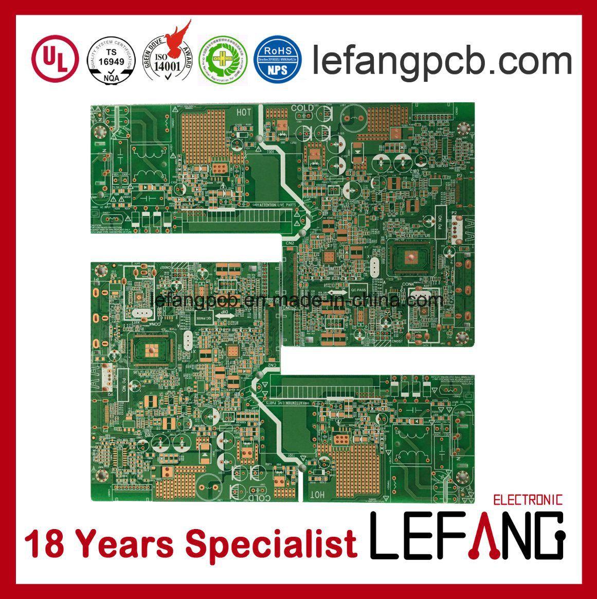 Rigid V0 PCB Circuit Board Industial Mainboard