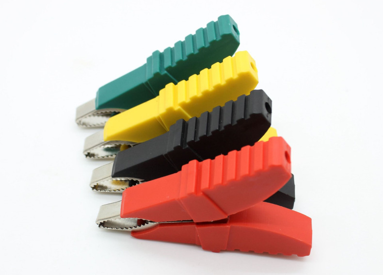 30A Whole PVC Battery Terminal Crocodile Clip with Approvals