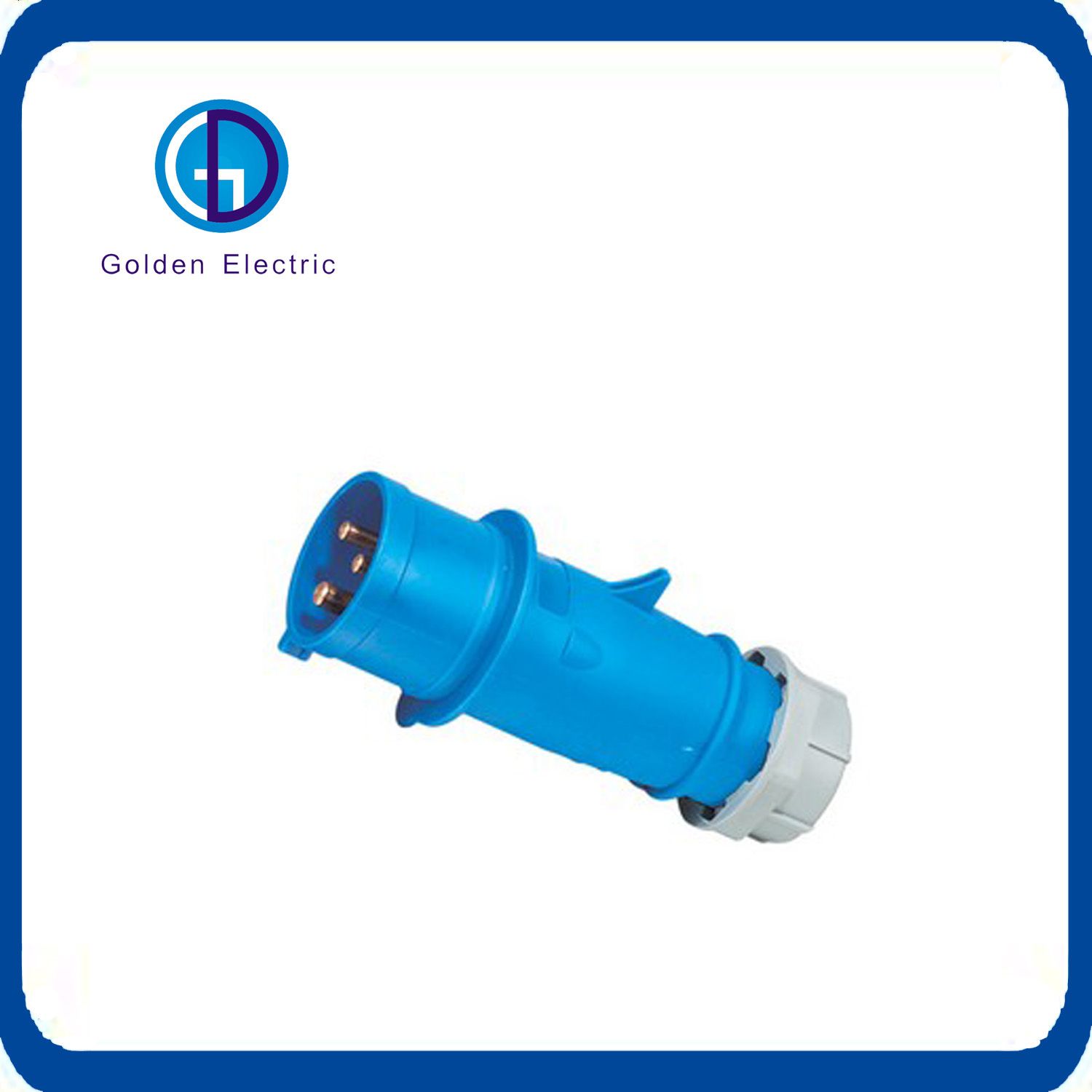 63A 3p Blue Angular Sockets Plugs