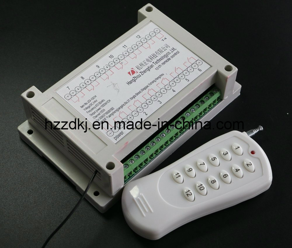 1000meter 12channels RF Receiver and Transmitter Control Kit