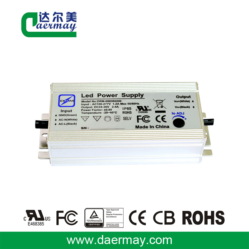 UL Certified LED Power Supply 86W 36V Waterproof IP65