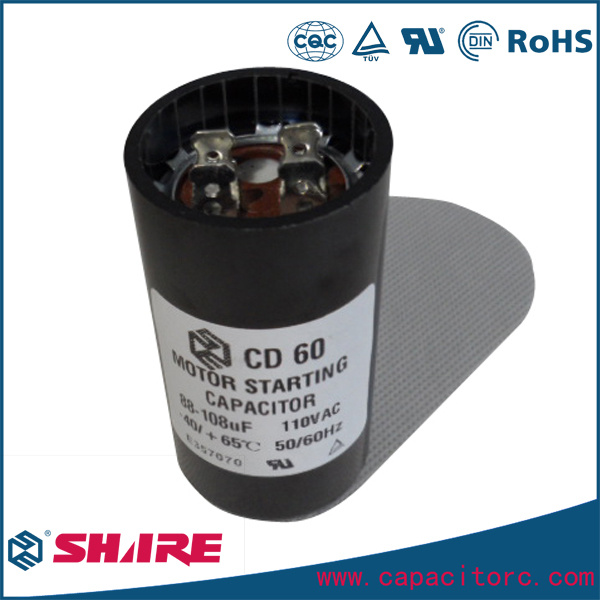 Motor Start CD60 Compressor Electrolytic Capacitor