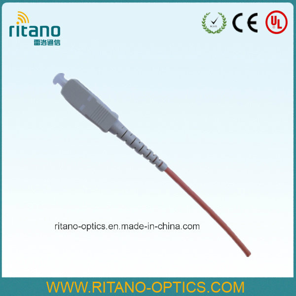 Sc Multi-Mode 50/125 Optical Fiber Pigtails Low Loss 0.2dB with Stable Data Working