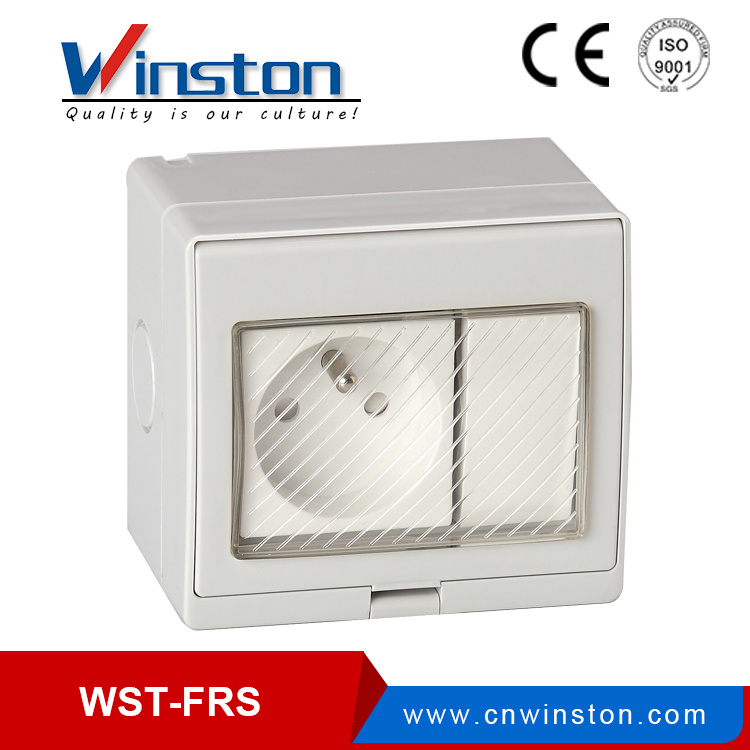 Surface Mounted French Type Switch Socket Waterproof