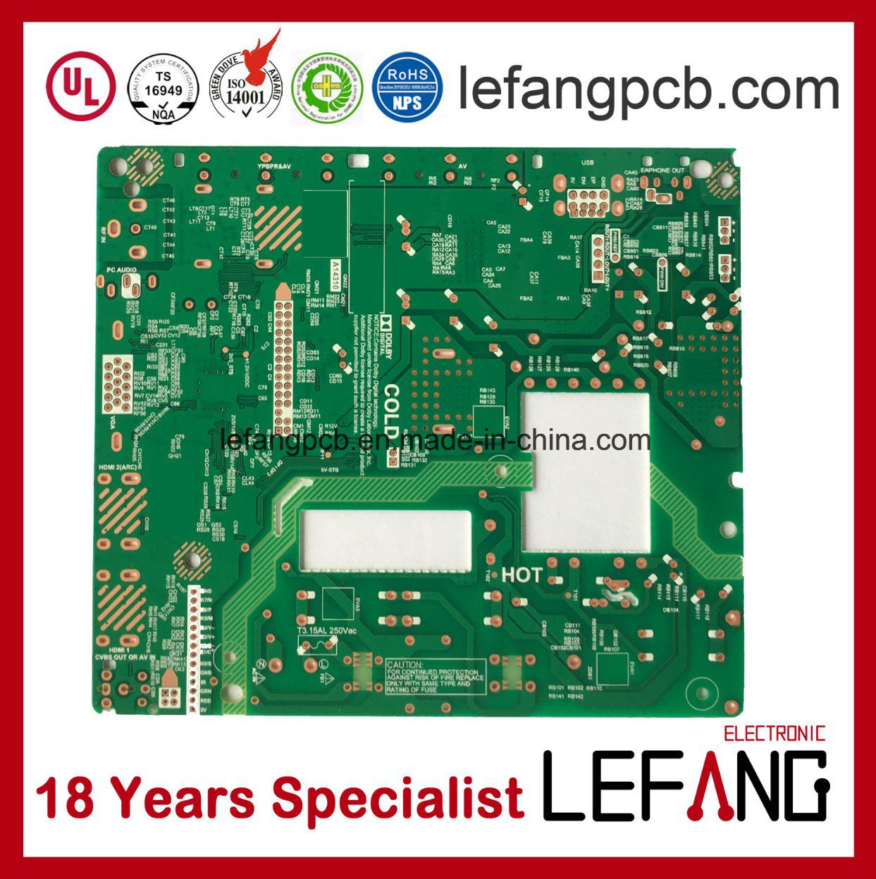 Integrated Circuit Board PCB for Industrial Control
