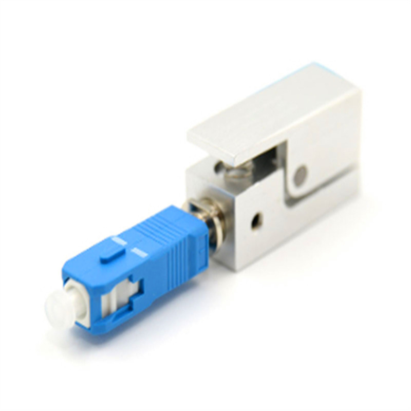 Bare Singlemode APC Fiber Optical Connector for Network