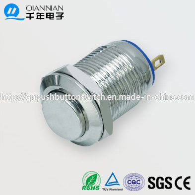 12mm Momentary 1no Elevated Head IP65 Push Button Switch