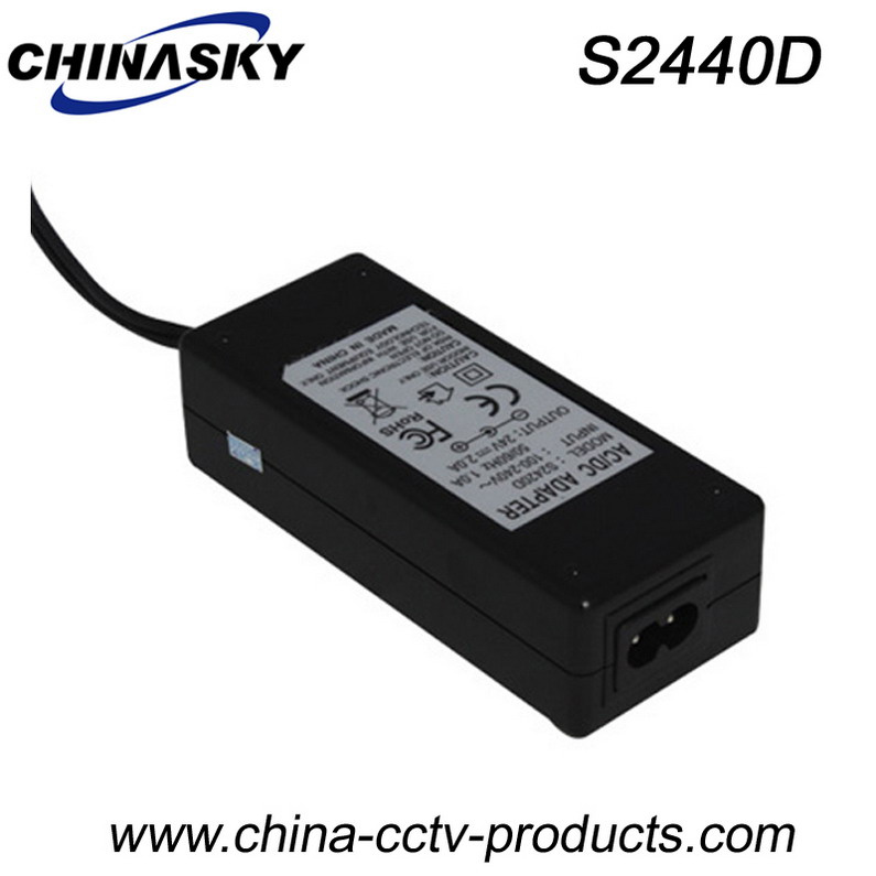 24V4a Universal AC Adapter for Surveillance Security CCTV Camera (S2440D)