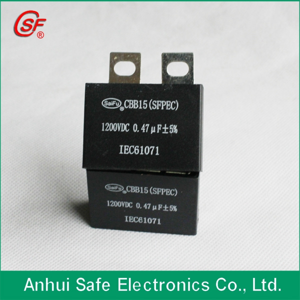 Cbb15 3UF Metallized AC Polyprolene Film Car Capacitor