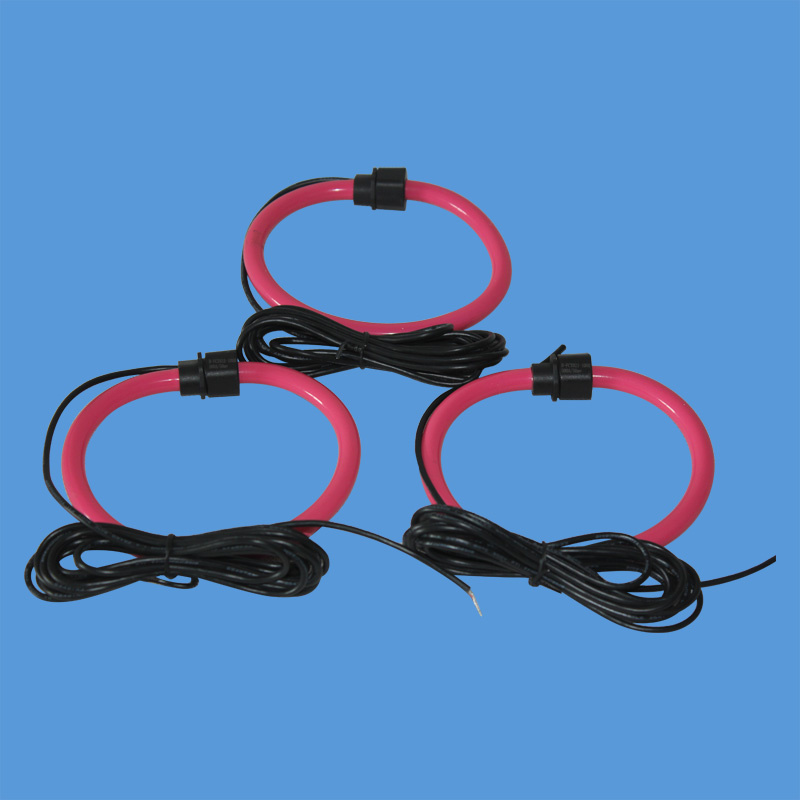 Flexible Rogowski Coil with 500A/50mv Red Color