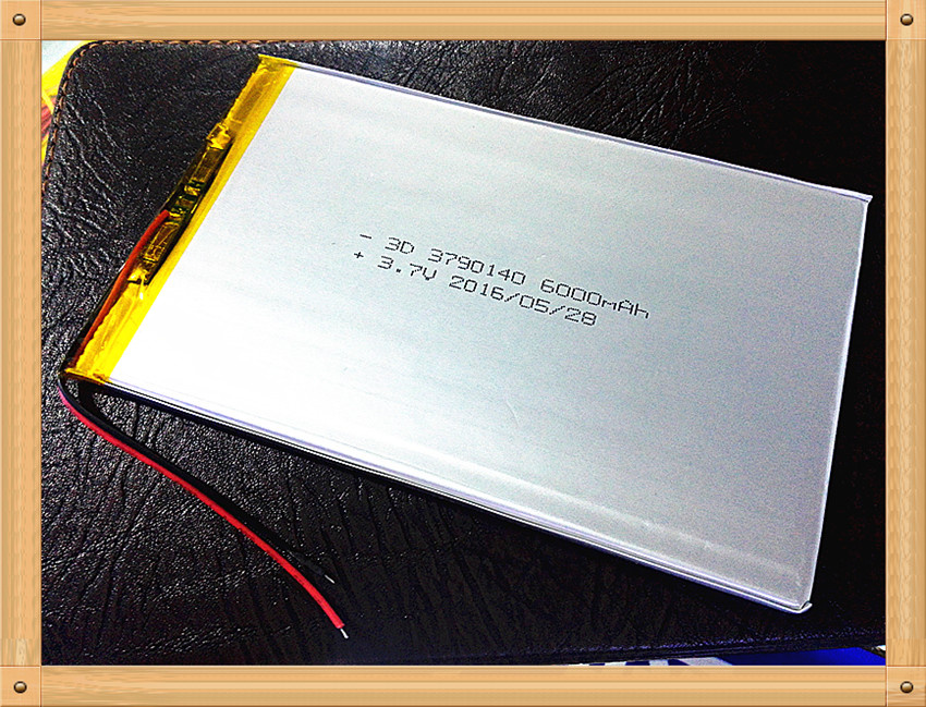 3.7 V 3790140 6000mAh Tablet PC Lithium Batteries