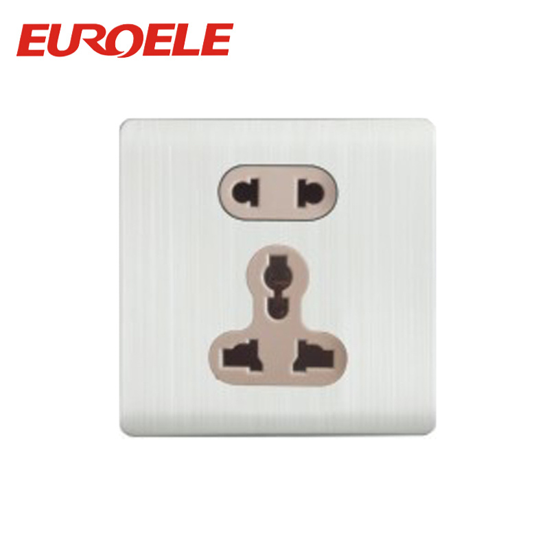 Muti-Purpose 5 Pin Aluminum Wall Socket