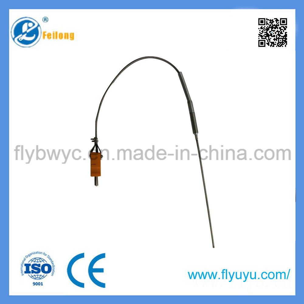 Needle-Shaped E Type Flexible Temperature Sensor with Plug