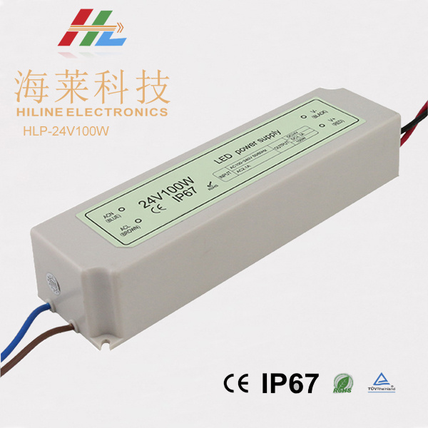 Plastic LED Driver IP67 24V100W