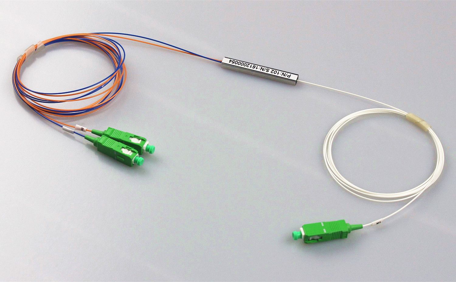 High Qualtiy FTTH 1X2 Fiber Optic PLC Splitter