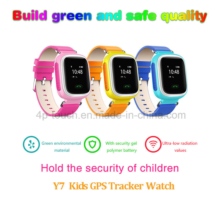 Kids Tracker Watch with GPS and Lbs Dual Position (Y7)