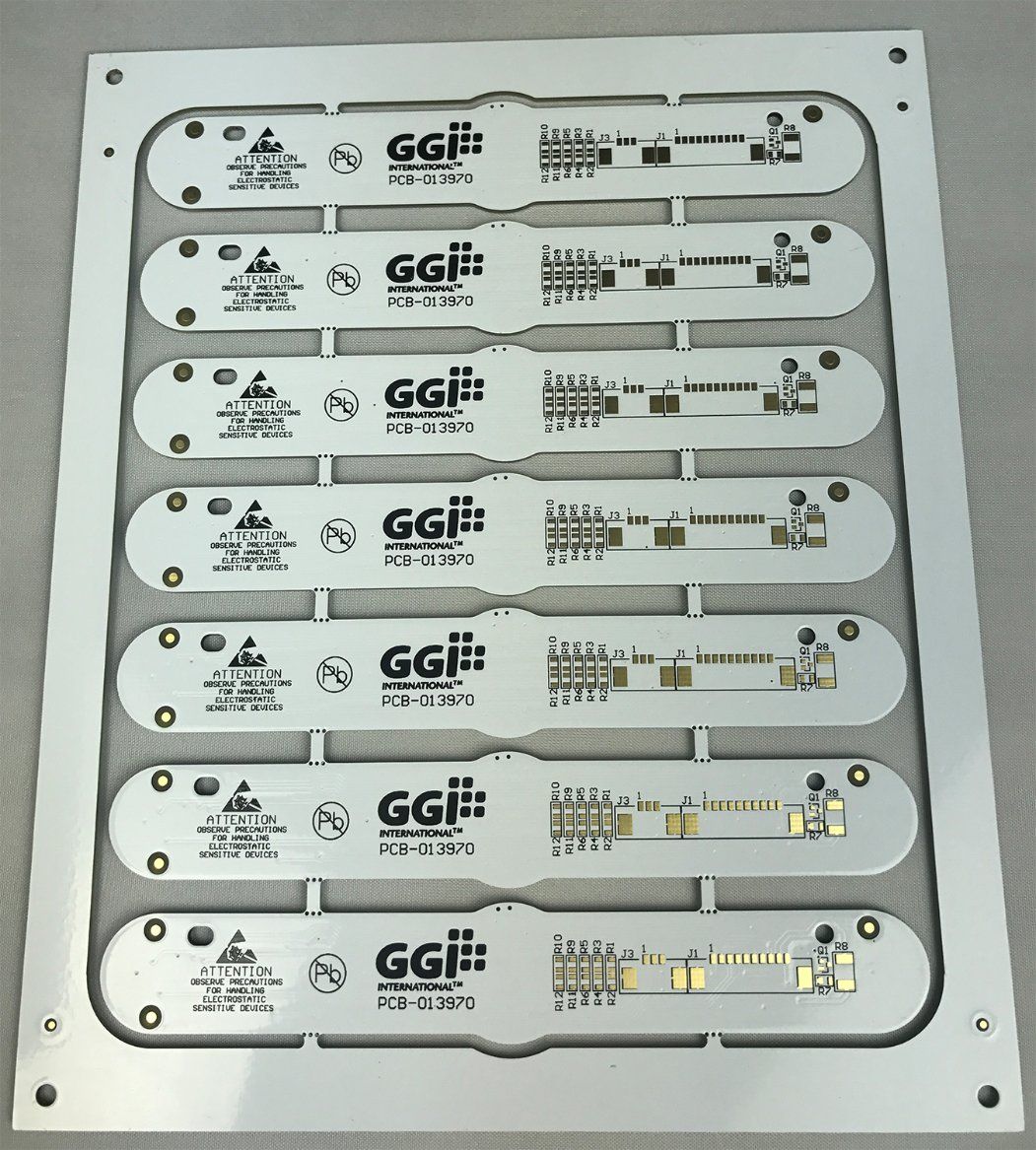 Double Side Board LED Lamp PCB with White Solder Mask