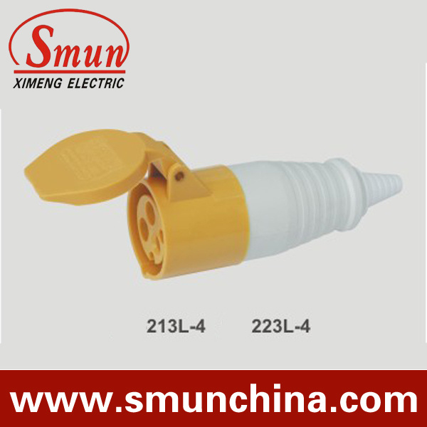 Industrial Coupler 110V 4h, Connector Mobile Socket 3pin IP44