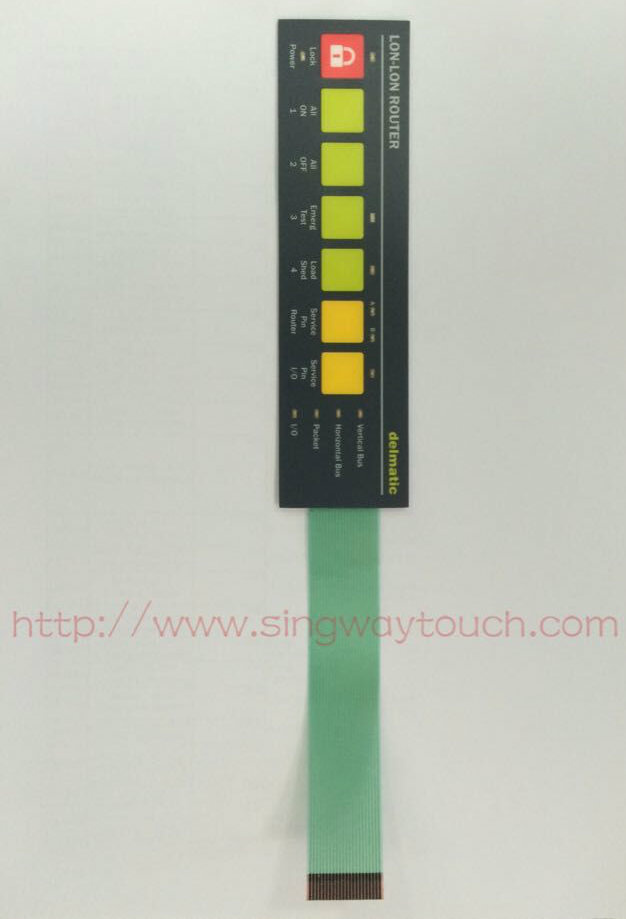 IP65 Waterproof Membrane Tactile Keypad