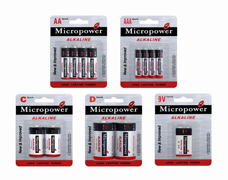 Mercury Free Super Power Alkaline Dry Battery