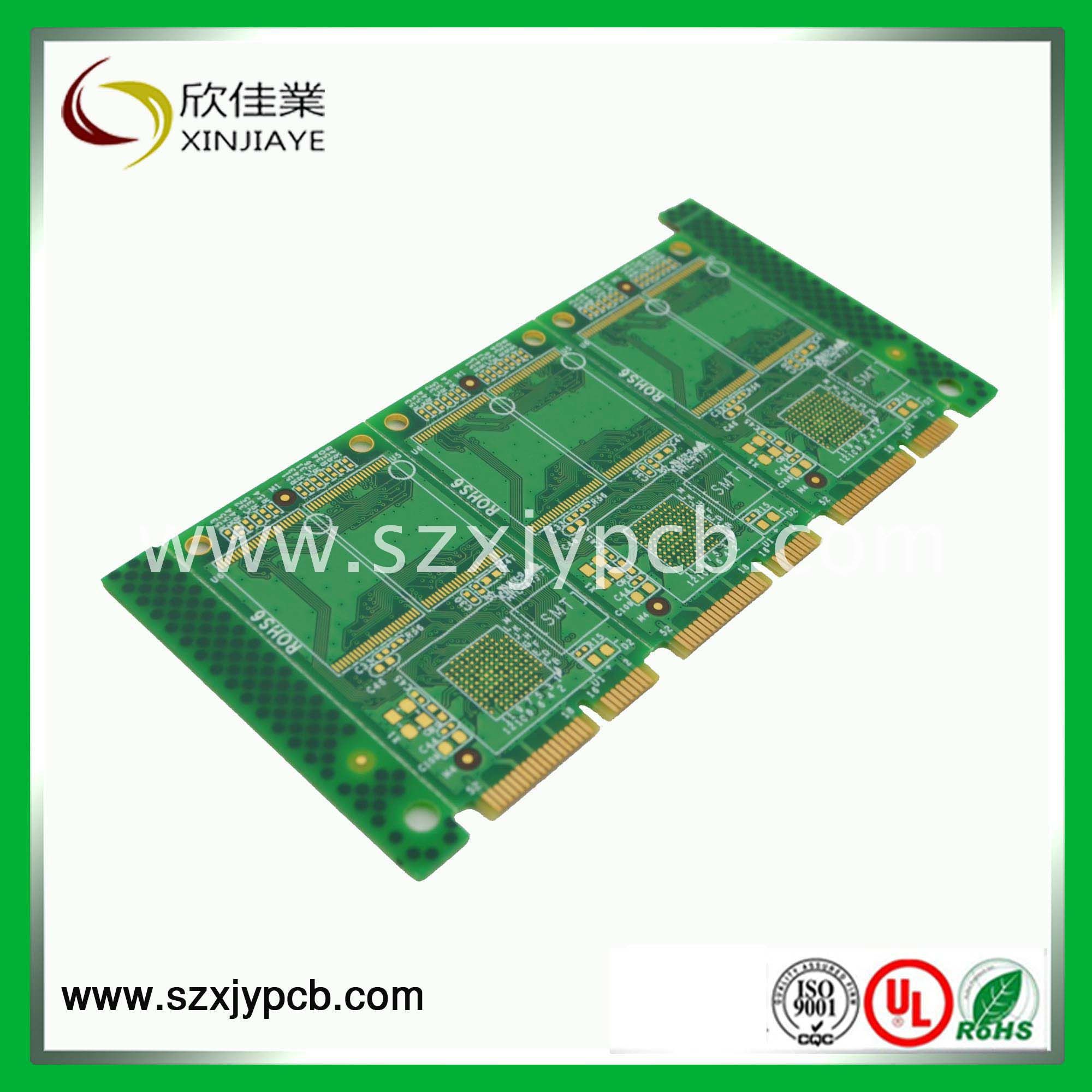 Multilayer PCB with Hard Gold Plating (XJYPCB-LC30)