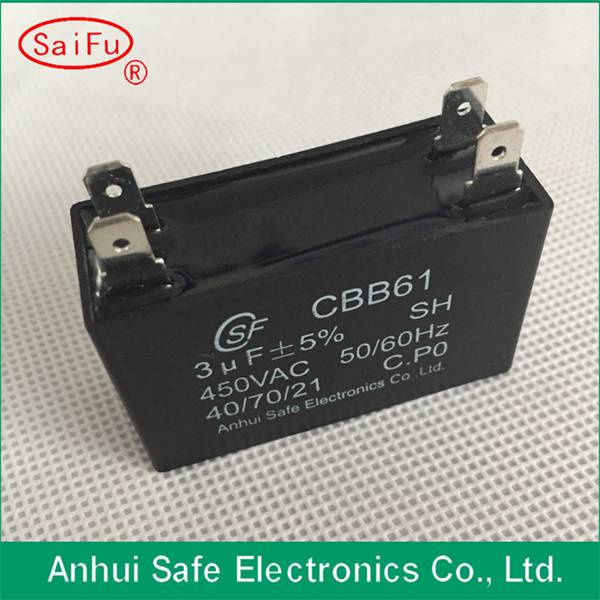 RoHS Capacitor Cbb61 4UF 450V