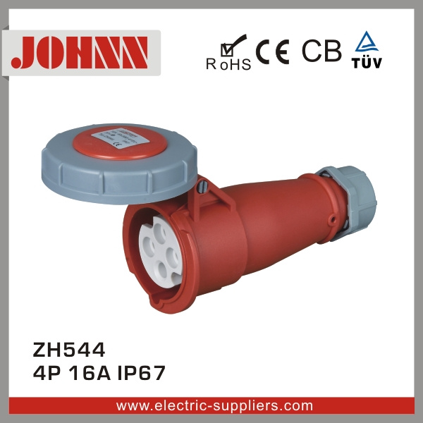 IP67 High Quality 4p 16A Connector for Industrial