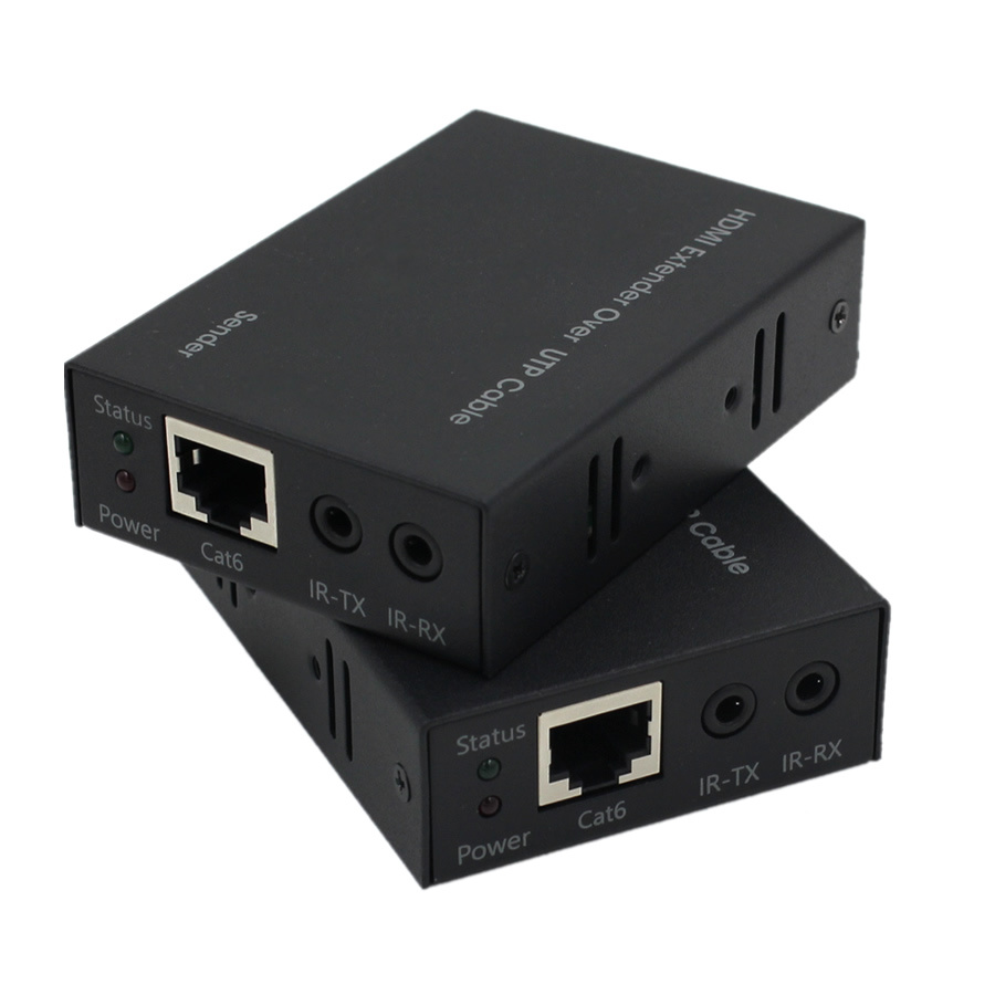 60m HDMI Extender by Single Cat5e/6 (EDID, IR)