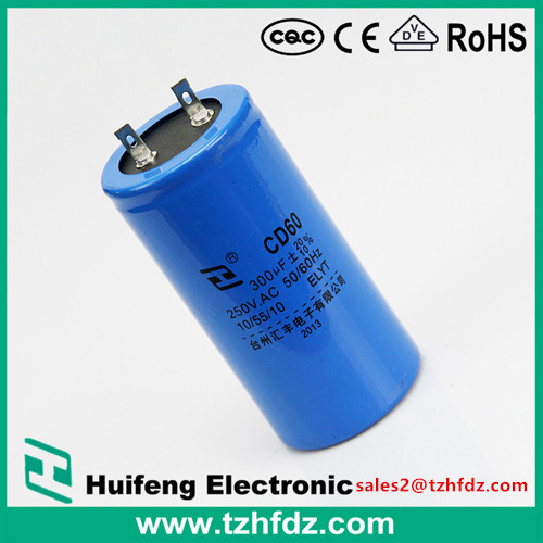 CD60 250VAC Motor Starting Capacitor