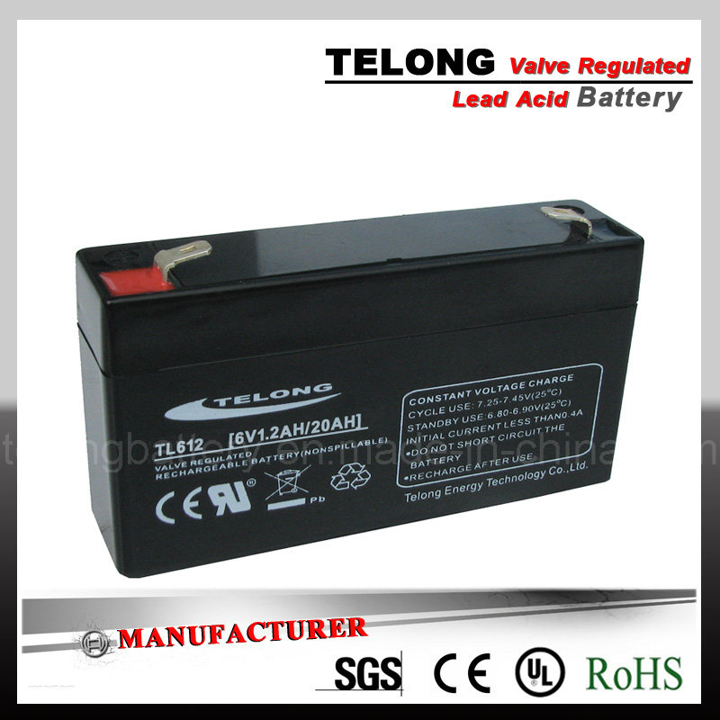 6V 1.2ah Rechargeable Battery for Electric Scale