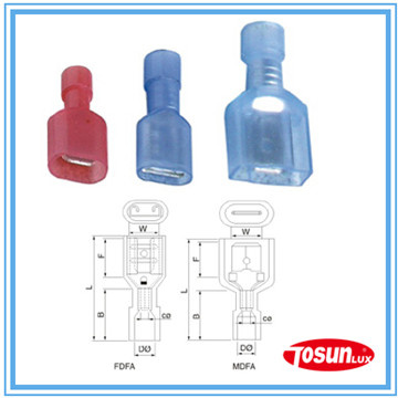 Male and Female Full-Insulated Terminal