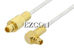 MMCX Plug to MMCX Plug Right Angle Cable