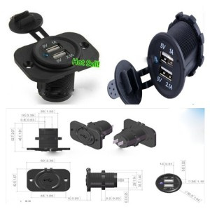 12V-24V Car USB Charger Socket