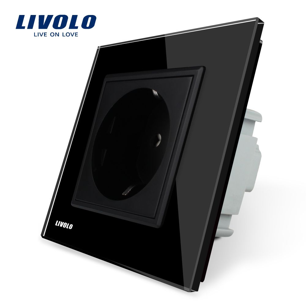 Livolo Certified Electrical 16A EU Outlet Schuko Wall Socket (VL-C7C1EU-12)