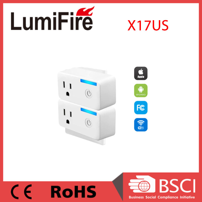 Work with Ifttt 110V 16A Smart Plug Timer APP Remote Control