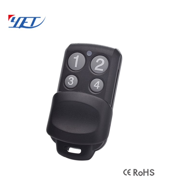 Plastic OEM/ODM RF Remote Transmitter with 1 2 3 4buttons