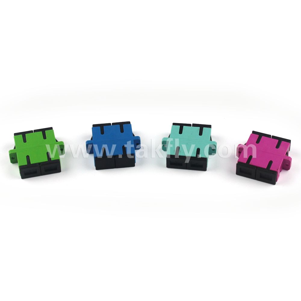 Sm Duplex Sc/Upc Fibre Optic Adapter with Flange